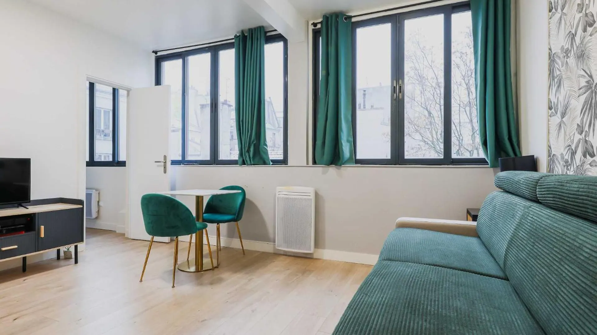 Charming Apt -1Br-4P- Parc Des Buttes-Chaumont Paryż 0*,  Francja